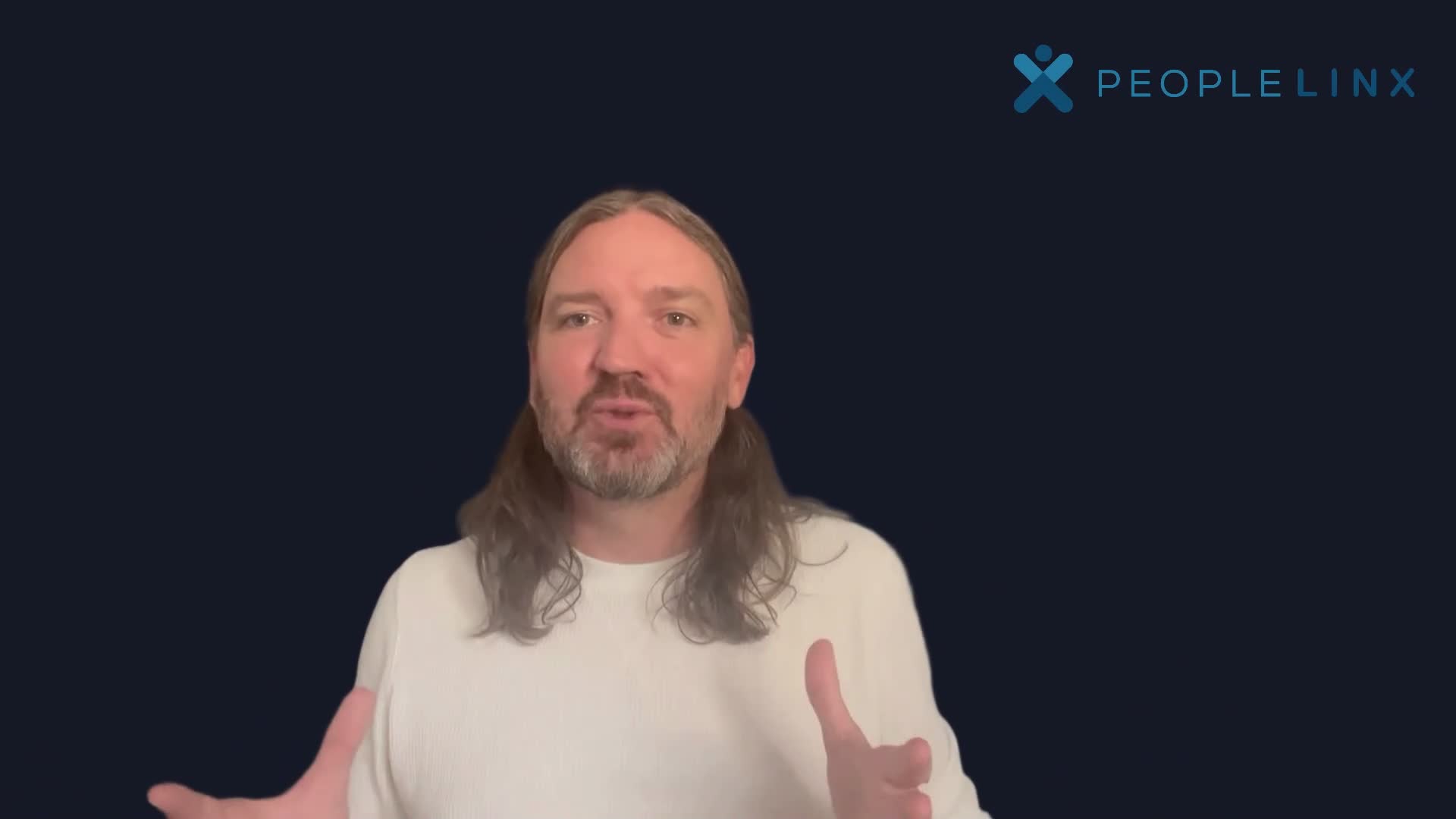 Patrick Baynes introducing PeopleLinx